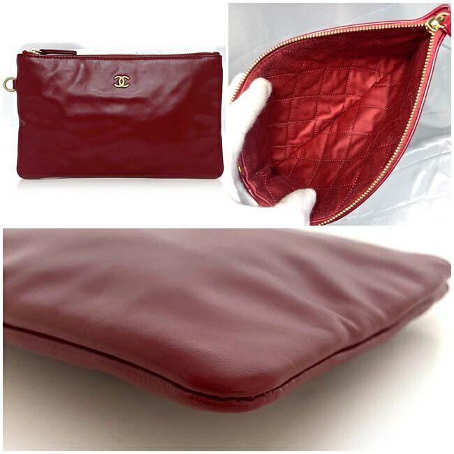 CHANEL（シャネル） 巾着 ハンドバッグ レッド シャネル22 AS3260 美品