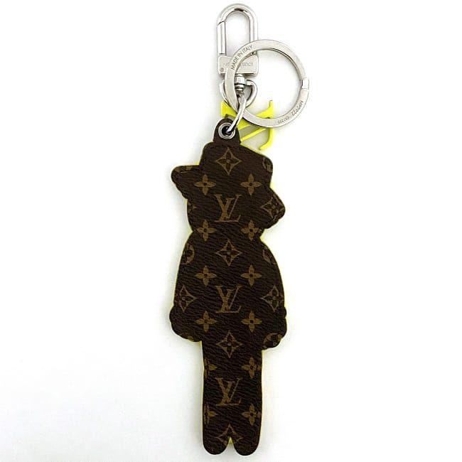 ルイ ヴィトン チャーム ポルトクレ LV スケアクロウ オレンジ ホワイト LOUIS VUITTON ルイ ヴィトン チャーム ポルトクレ LV