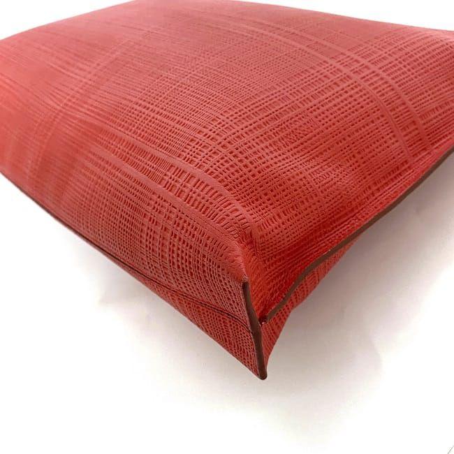 極美品▼LOEWE ロエベ リピート アナグラム レザークラッチバッグ レッド LOEWE ロエベ クラッチバッグ レッド リピート 美品