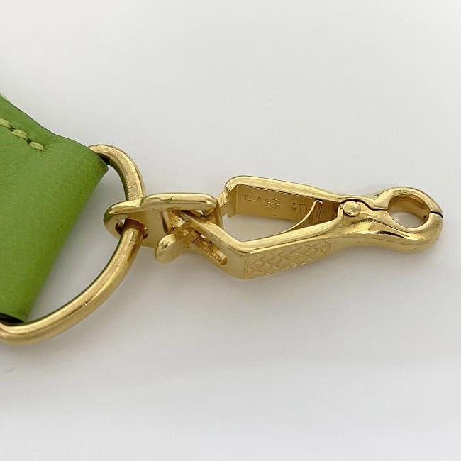 『美品』HERMES❣️エルメス❣️ショルダーストラップ❣️アップルグリーン HERMES エルメス ショルダーストラップ グリーン アップル