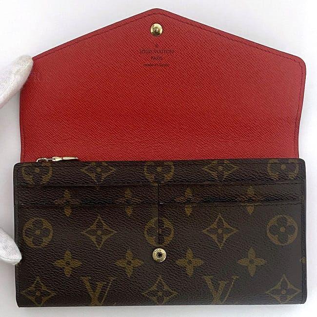 【美品】ルイヴィトン モノグラム ポルトフォイユ サラ 二つ折り財布 ブラウン ポルトフォイユ・サラ ルイヴィトン 財布 レディース モノグラム