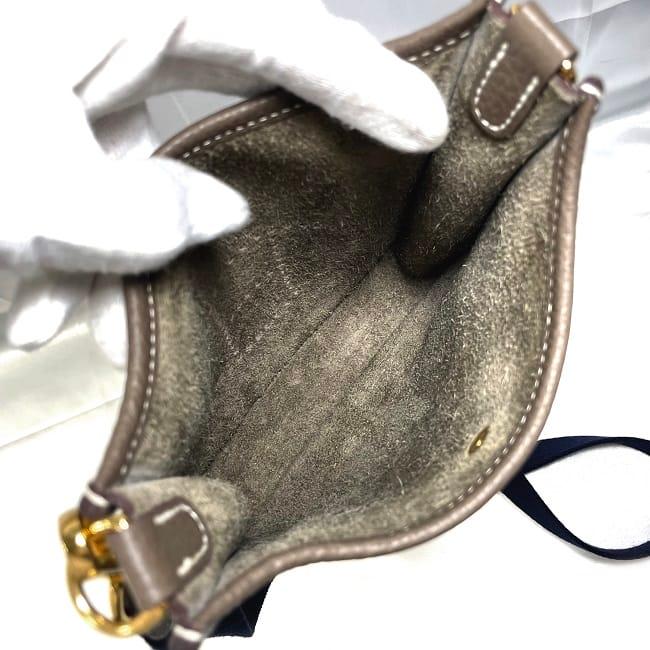 HERMES エルメス ショルダーバッグ エヴリン TPM ベージュ エトゥープ