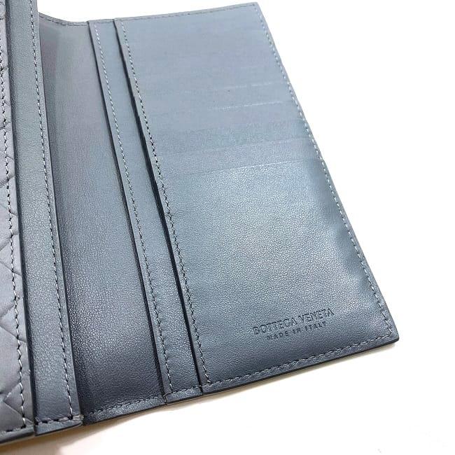 BOTTEGA VENETA ボッテガヴェネタ 二つ折り 長財布 グレー