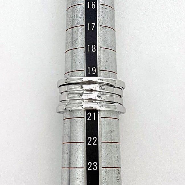 ゼロワン ブルガリ B-Zero 1 リング ホワイトゴールド ビーゼロワン f 
