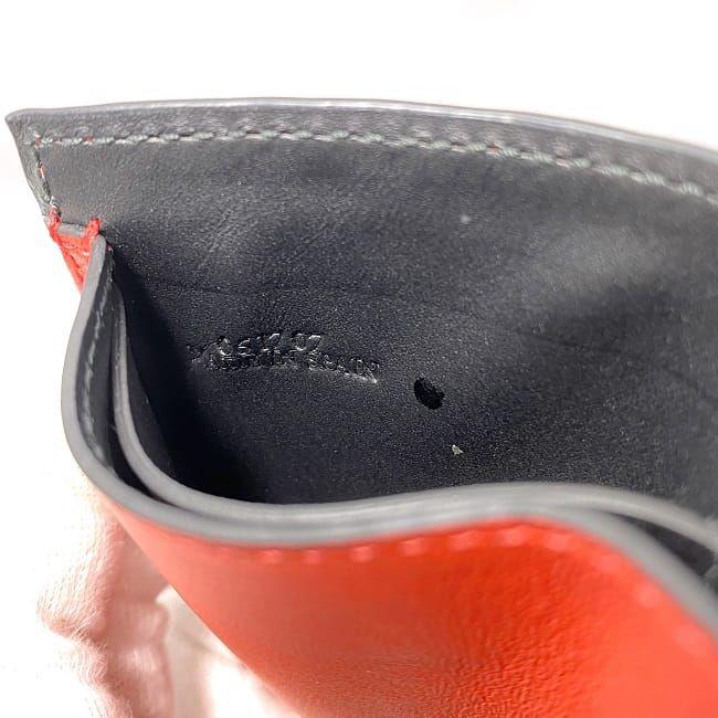 LOEWE（ロエベ） 三つ折り 財布 レッド アナグラム 107.55.S26 f-20474