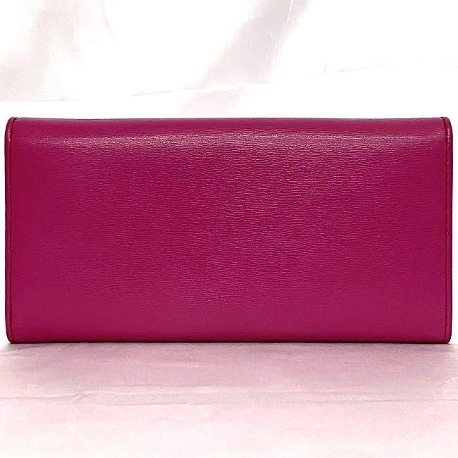 Salvatore Ferragamo ガンチーニ 長財布 ピンク 財布⭐︎美品☆ FERRAGAMO サルヴァトーレ フェラガモ 二つ折り 長財布 ピンク