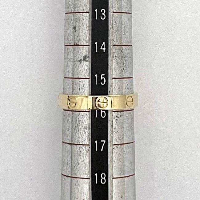 Cartier カルティエ ミニ ラブリング イエローゴールド YG ラブ