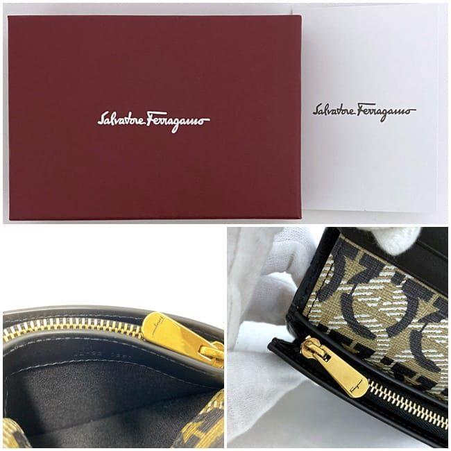 FERRAGAMO サルヴァトーレ フェラガモ 二つ折り 財布 オレンジ