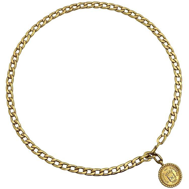 CHANEL シャネル ロゴ チェーン ベルト コイン GP ゴールド 美品 CHANEL シャネル チェーンベルト ゴールド ココマーク 美品