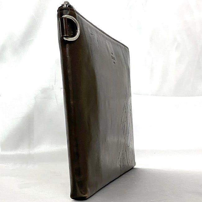 ベルルッティ クラッチバッグ ニノ GM ブラウン カリグラフィ 美品 L  