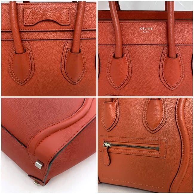 CELINE セリーヌ トートバッグ ラゲージ ナノショッパー f-21153