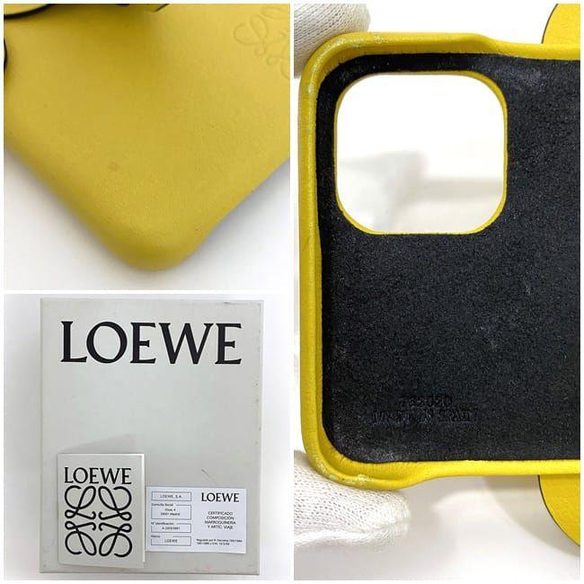 iPhone 11 Pro Max ロエベ PRO MAX ケース f-21207 イエロー