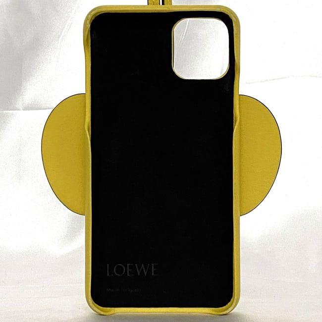 ロエベ iPhone 11 PRO MAX ケース イエロー エレファント iPhone 11 Pro Max ロエベ PRO MAX ケース f-21207 イエロー