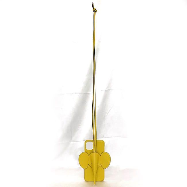 ロエベ iPhone 11 PRO MAX ケース イエロー エレファント iPhone 11 Pro Max ロエベ PRO MAX ケース f-21207 イエロー