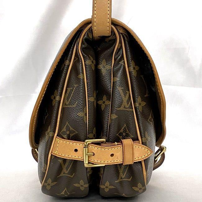 ルイ ヴィトン ショルダーバッグ ソミュール30 ブラウンベージュf-21272 LOUIS VUITTON ルイ ヴィトン ショルダーバッグ ソミュール 30 f-21272