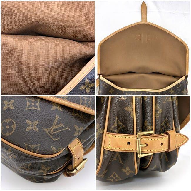 ルイ ヴィトン ショルダーバッグ ソミュール30 ブラウンベージュf-21272 LOUIS VUITTON ルイ ヴィトン ショルダーバッグ ソミュール 30 f-21272