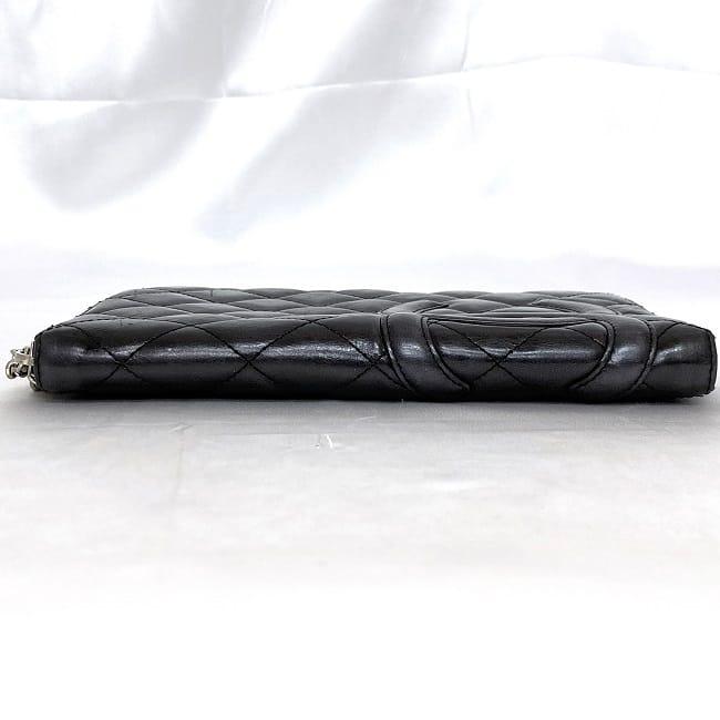 CHANEL シャネル ラウンドファスナー 長財布 f-21277 ブラック
