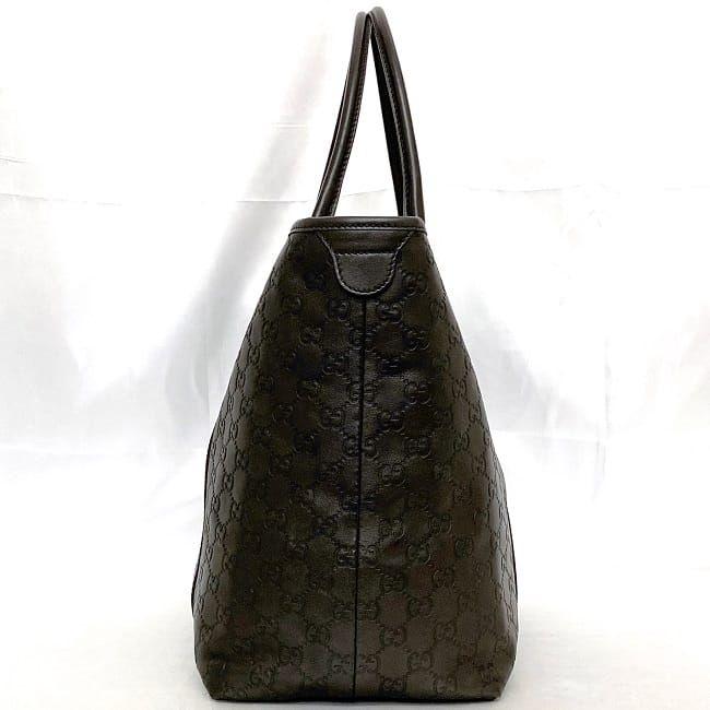 GUCCI グッチ トートバッグ f-21293 ブラウン シマ 265696 美品