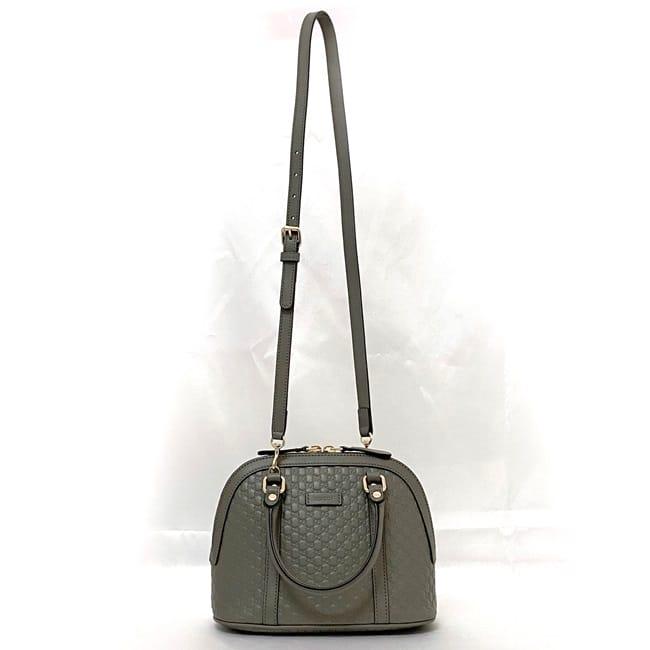 GUCCI グッチ 2way バッグ f-21470 グレー マイクロシマ 449654 GUCCI グッチ 2way バッグ f-21470 グレー マイクロシマ 449654