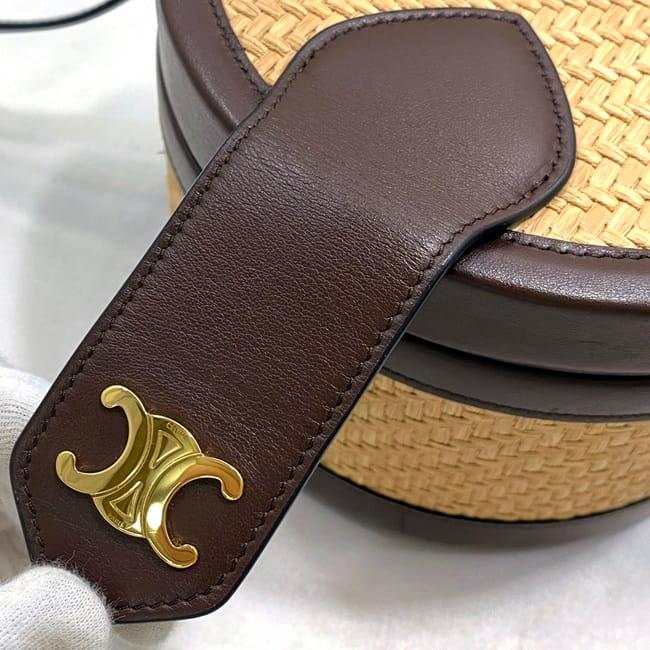 CELINE（セリーヌ） タンブール ショルダーバッグ f-21487 ベージュ