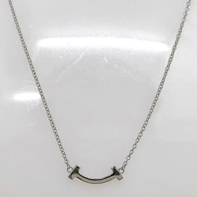 TIFFANY&Co. ティファニー ダイヤ ネックレス f-21494 ホワイト