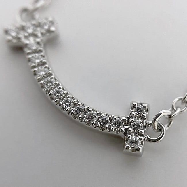 専用】TIFFANY ダイヤモンド　ホワイトゴールド ネックレス TIFFANY&Co. ティファニー ダイヤ ネックレス f-21494 ホワイト