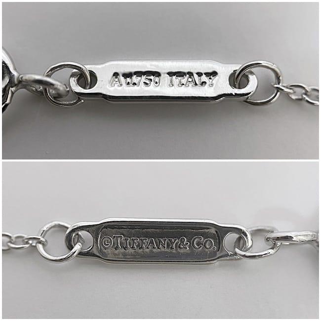 TIFFANY&Co. ティファニー ダイヤ ネックレス f-21494 ホワイト