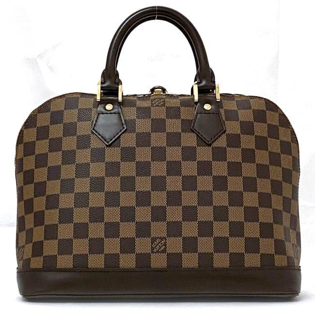 ◇美品 Louis Vuitton ダミエ アルマ ハンドバッグ ブラウン LOUIS VUITTON ルイヴィトン アルマPM ダミエ ハンドバッグ