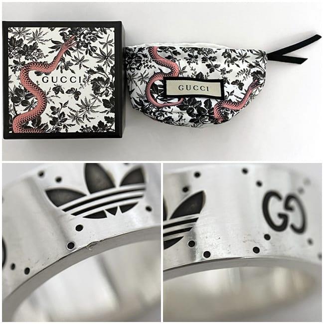 GUCCI（グッチ） アディダス リング f-22225 シルバー 702766 J8400