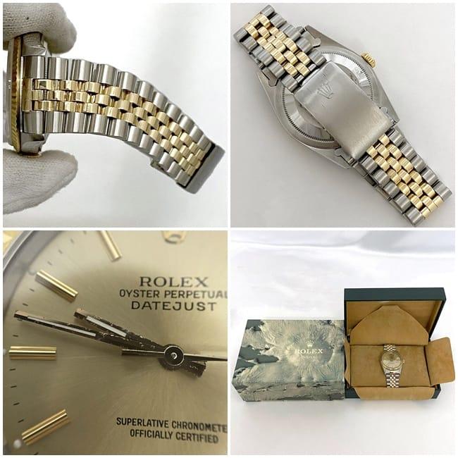 デイトジャスト ロレックス 腕時計 f-22250 コンビ 16233