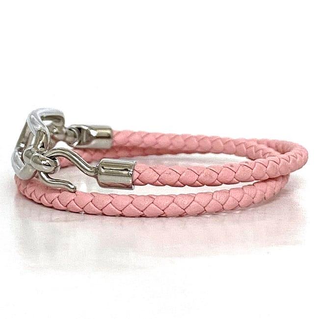 HERMES（エルメス） ブレスレット ドゥブルトゥール f-22269 ピンク