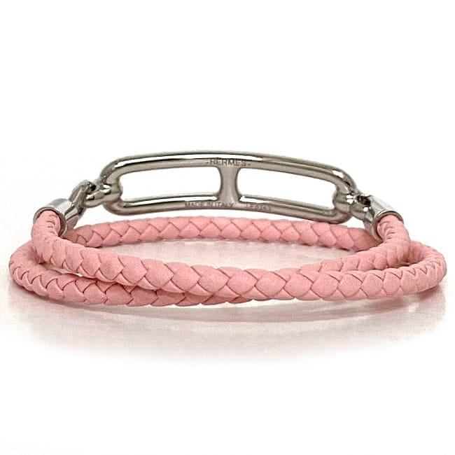 HERMES（エルメス） ブレスレット ドゥブルトゥール f-22269 ピンク