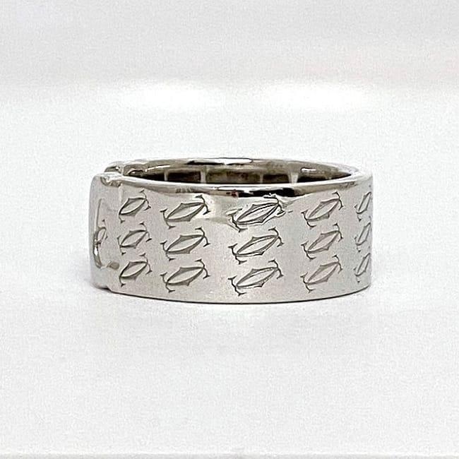 Cartier（カルティエ） ダブルシー モノグラム リング f-22622 WG