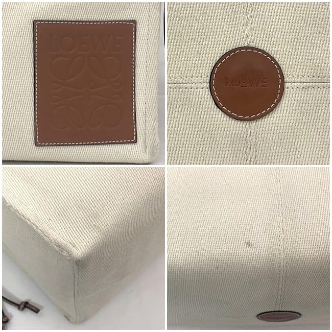 LOEWE ロエベ トートバッグ クッション トート f-22698 ホワイト