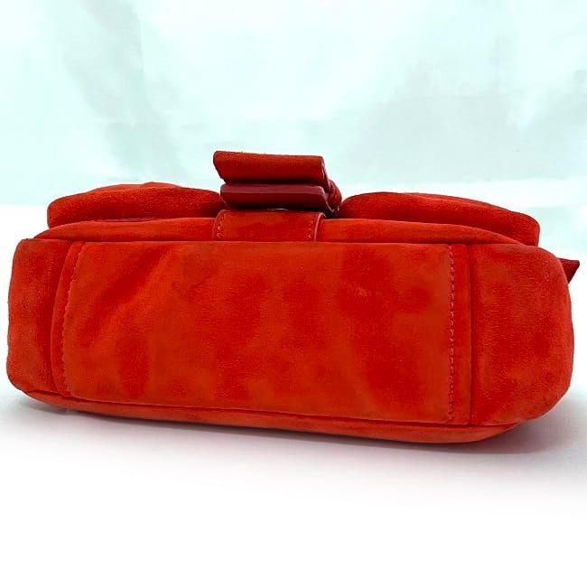 PRADA（プラダ） セミショルダーバッグ f-22732 オレンジ 美品