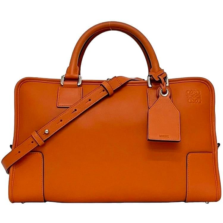 Amazona（LOEWE） ロエベ 2way バッグ アマソナ 36 f-22987 オレンジ 