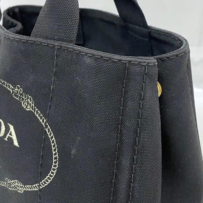 PRADA カナパトート バッグ ブラック NERO カナパ キャンバス