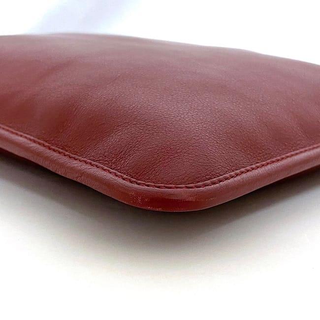 外観美品 LOEWE レザー　レッド　アナグラム　ショルダーバックロスボディ LOEWE（ロエベ） ショルダーバッグ f-23242 レッド アナグラム 美品