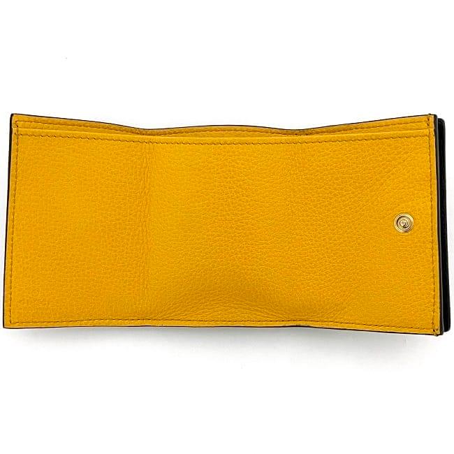 GUCCIの財布！ GUCCI（グッチ） 三つ折り 財布 f-23293 ブラック 736151 2067 未使用