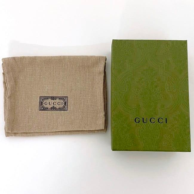 GUCCI（グッチ） 三つ折り 財布 f-23293 ブラック 736151 2067 未使用