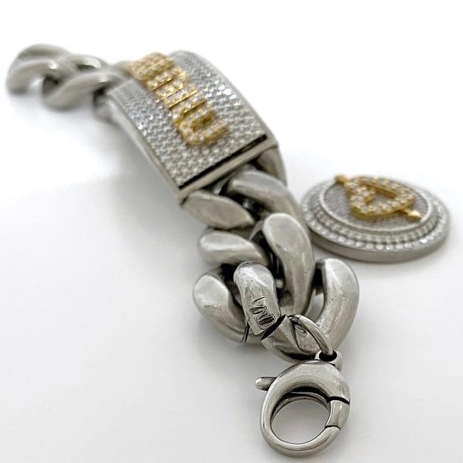 MIU MIU ミュウミュウ シルバーブレスレット新品同様 楽天市場】ミュウミュウ MIUMIU ブレスレット 5IB425 2F32 01 ARGENTO