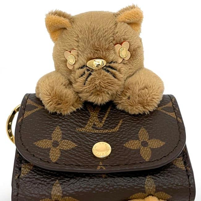 LOUIS VUITTON】LVキュートバッグチャーム モノグラム ブラウン