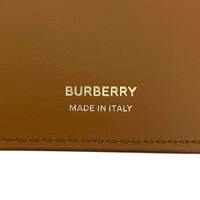 バーバリー 三つ折り 財布 f-23978 キャメルブラウン TB 8049218 美品 レザー 中古 BURBERRY ホック コンパクト 箱付き 折り財布 人気 定番 お洒落 上品 シンプル エレガント 茶色 ユニセックス レディース メンズ 革 ファッション小物 ブランド 本物 鑑定済み BURBERRY（バーバリー） 三つ折り 財布 f-23978 キャメルブラウン TB