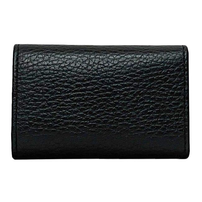 グッチ 6連 キーケース f-24018 ブラック マーモント 456118 美品