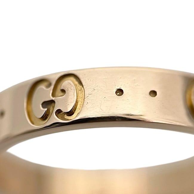 GUCCI（グッチ） アイコンリング イエローゴールド YG アイコン 指輪