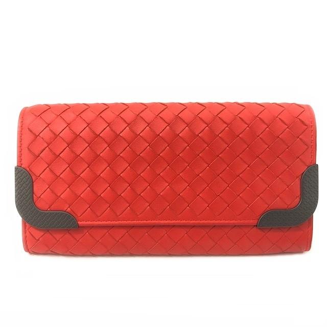 ボッテガ ヴェネタ ２つ折り 長財布 イントレチャート オレンジ 中古 美品 レザー Bottega Veneta メンズ レディース S 1 813 フリマハイクラス 通販 Yahoo ショッピング