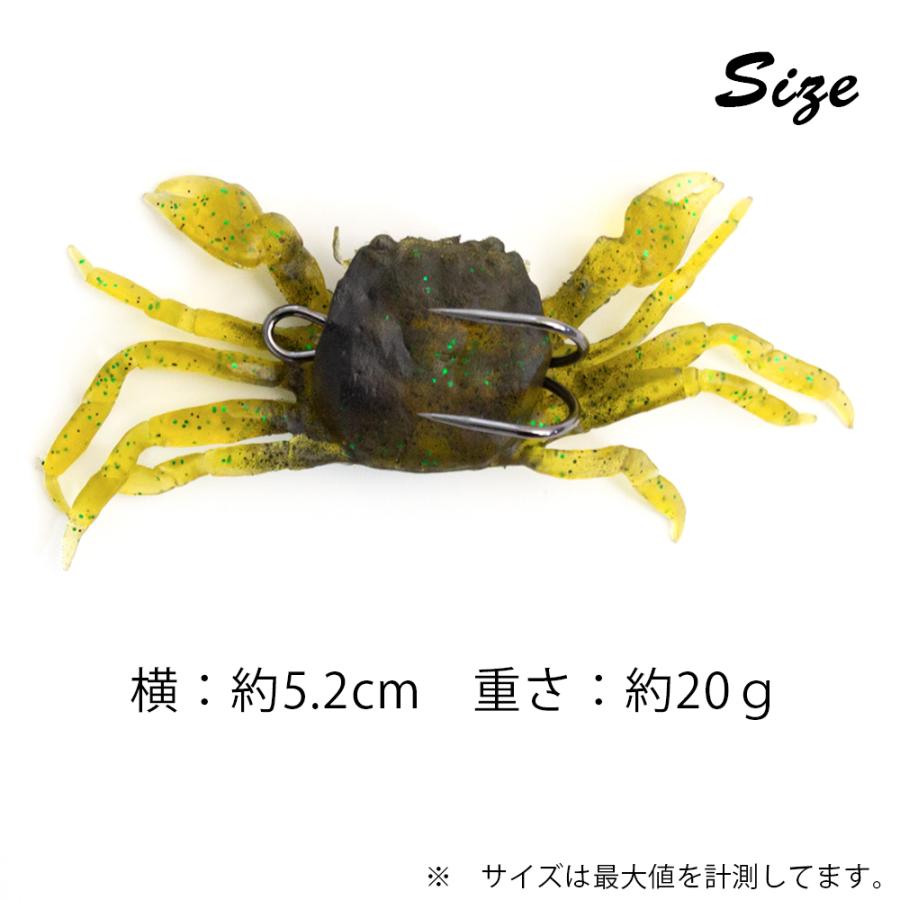 ルアー 釣り具 ソフトルアー カニ 11 7cm 33g Crab Worm Fishing Hit 通販 Yahoo ショッピング