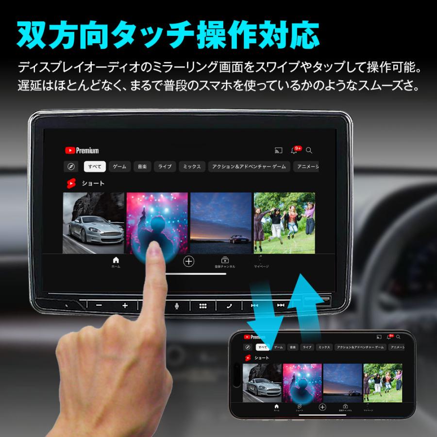 ミラーリング ケーブル CarPlay Android auto YouTube Netflix ミラタッチリンク 車 iPhone MAXWIN DA-AD03 | MAXWIN | 03