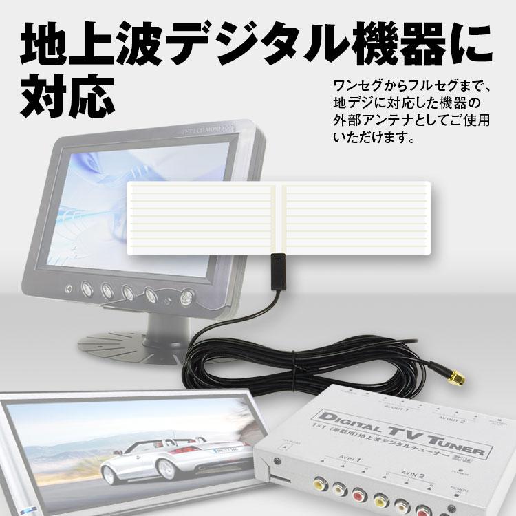 アンテナ フィルム 車載 窓貼り 地デジ フルセグ ワンセグ テレビ受信