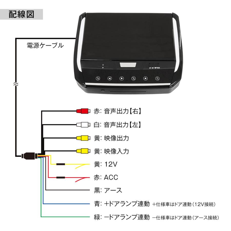 MAXWIN（マックスウィン） フリップダウンモニター 13.3インチ セレナ